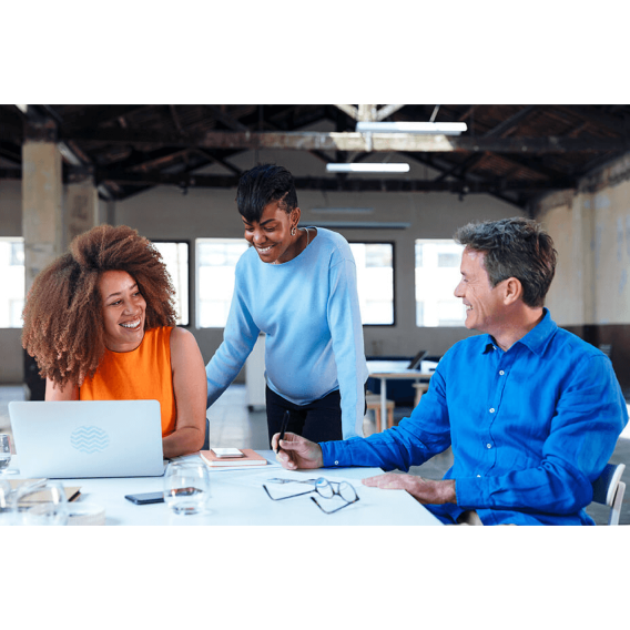 Young professionals in the meeting